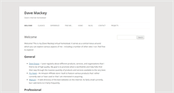Desktop Screenshot of davemackey.net