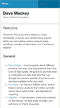 Mobile Screenshot of davemackey.net